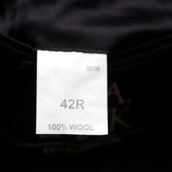 Jos A Bank Mens Blazer Sport Coat Two Button Casual Jacket 42R Wool D060357‎